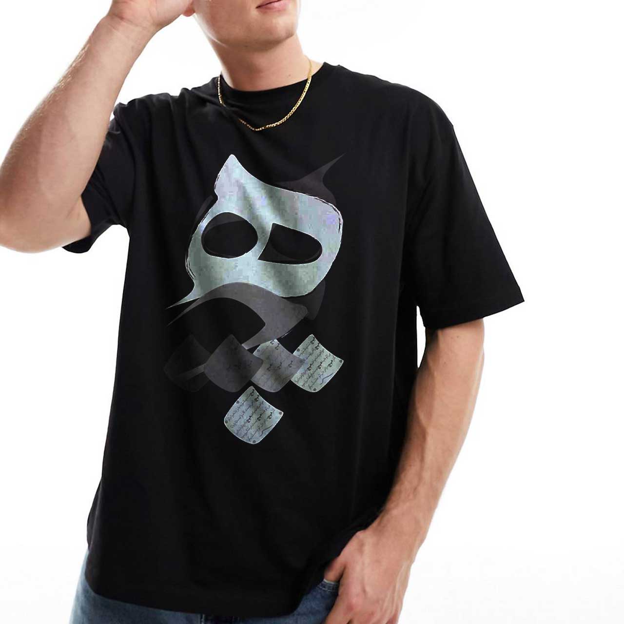 تیشرت هیچ طرح حروف مجزا