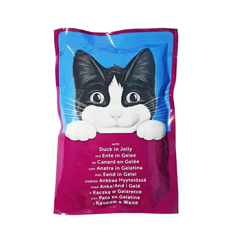 پوچ گربه فلیکس با طعم گوشت اردک Felix With Duck In Jelly وزن 85 گرم