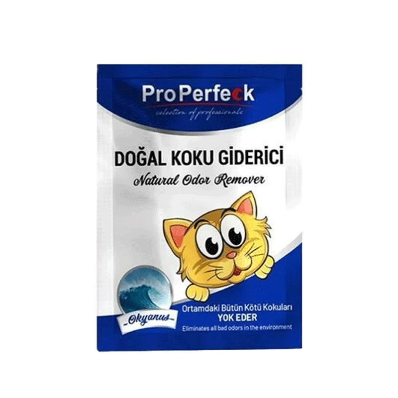 بوگیر خاک گربه با رایحه اقیانوس پروپرفک ProPerfeck Ocean Scented Odor Remover وزن 25 گرم