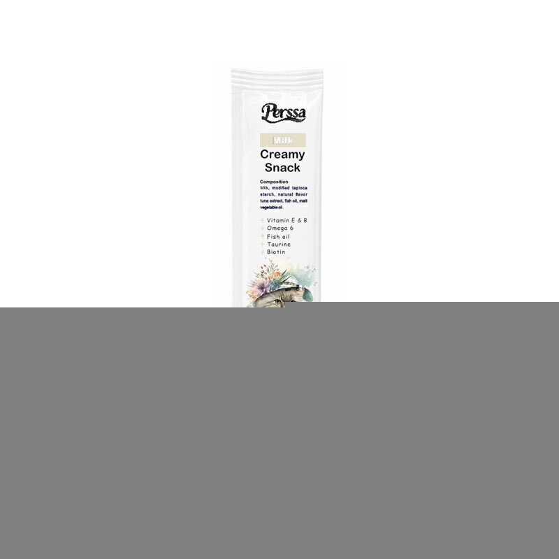بستنی گربه با طعم شیر پرسا Perssa Creamy Snack With Milk وزن 20 گرم