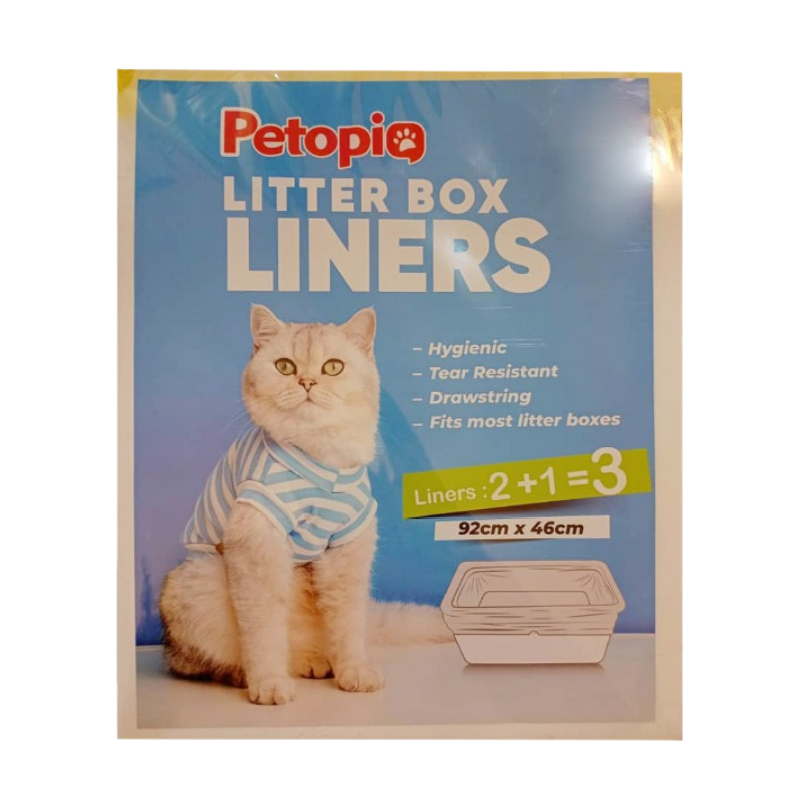لاینر ظرف خاک گربه پتوپیا بسته 3 عددی