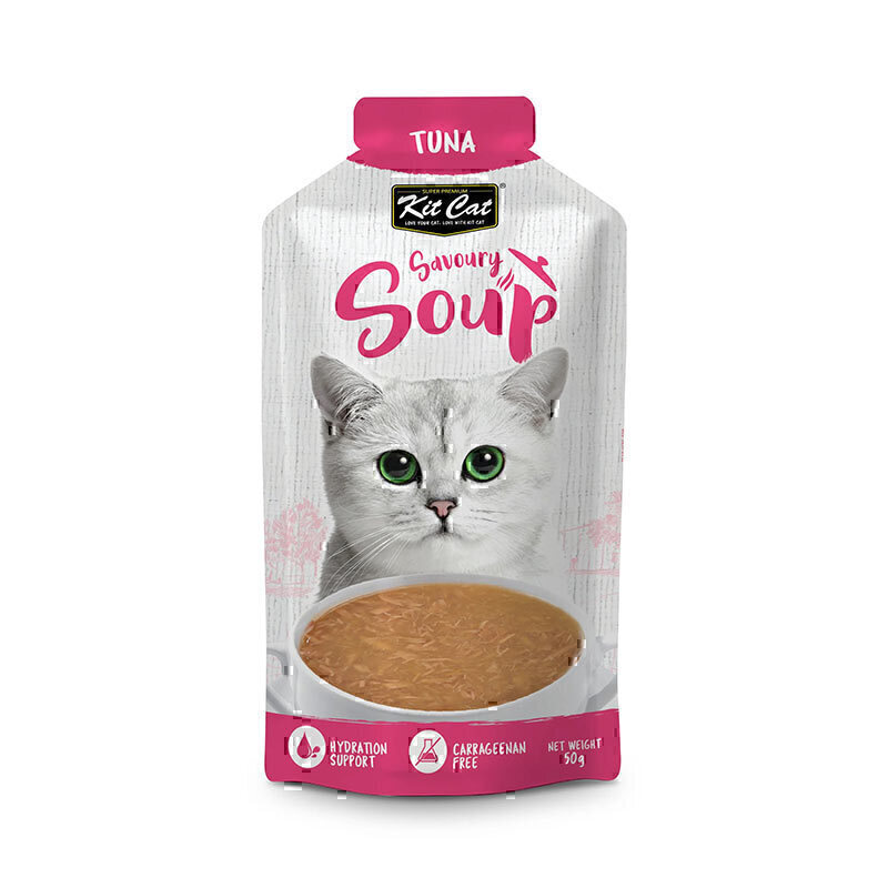 سوپ گربه کیت کت با طعم ماهی تن Kit Cat Savoury Cat Soup With Tuna وزن 50 گرم