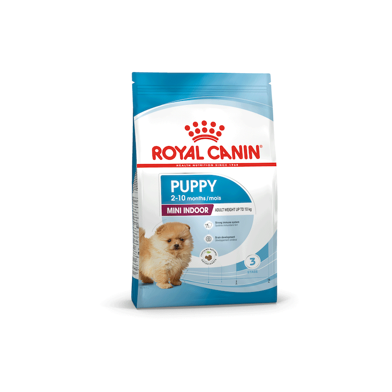 غذای خشک توله سگ نژاد کوچک رویال کنین Royal Canin Mini Indoor Puppy وزن 1.5 کیلوگرم