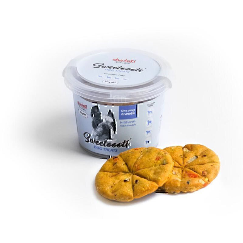 تشویقی بیسکویتی سگ دودوتی Dudoti Dog Biscuits وزن 100 گرم