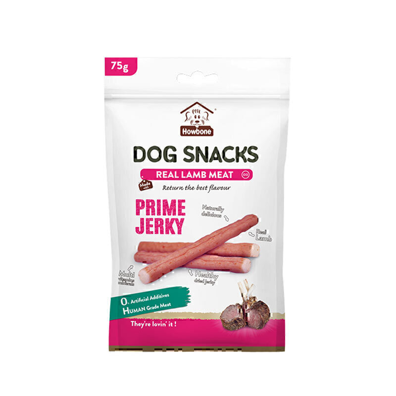 تشویقی سگ با طعم گوشت گوزن هابون Howbone Dog Snacks With Real Meat وزن 75 گرم
