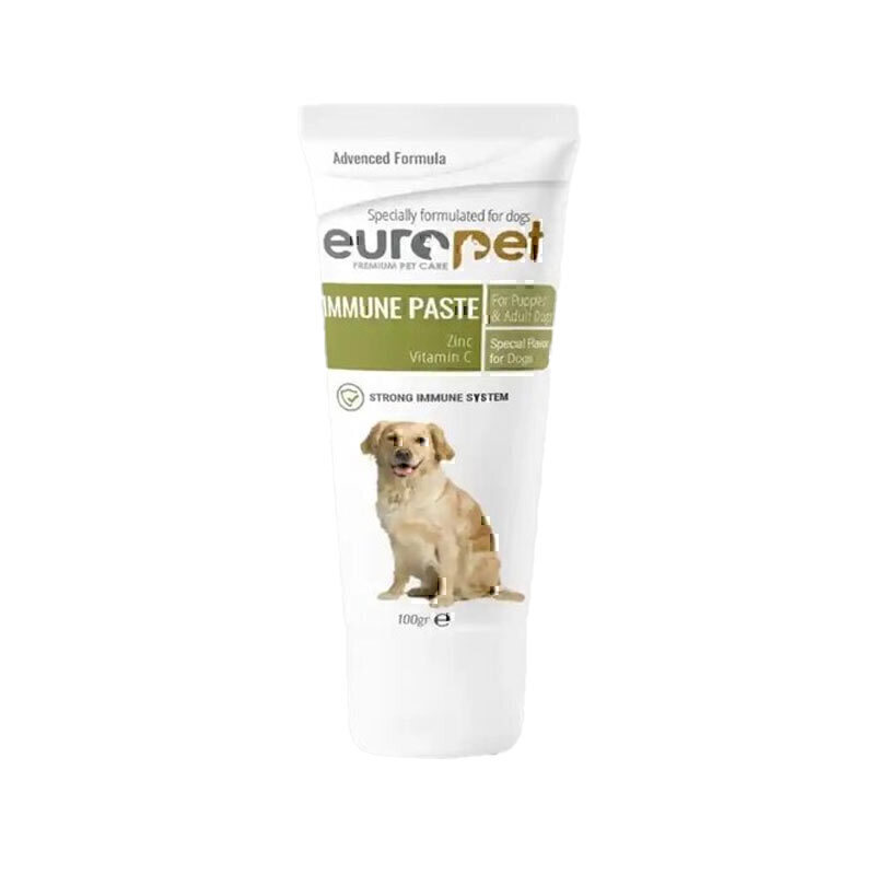 خمیر افزایش ایمنی بدن سگ یوروپت Europet Immune Paste وزن 100 گرم