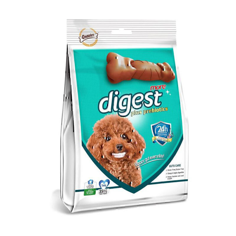 تشویقی سگ گناولرز سلامت دستگاه گوارش Gnawlers Digest More Dog Treat بسته 35 عددی