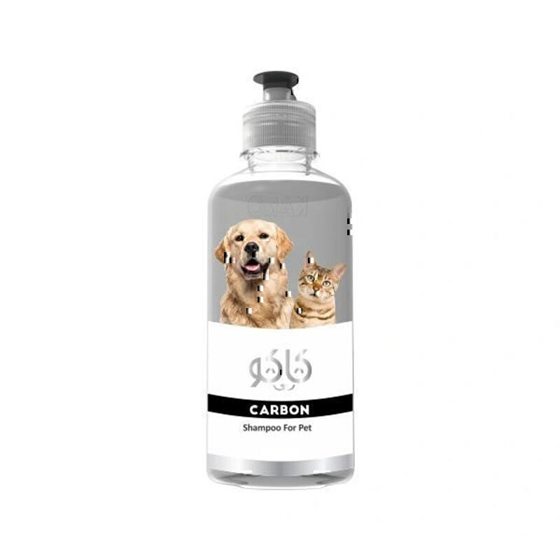 شامپو سگ و گربه کاکو با عصاره کربن Kako Carbon Shampoo For Pet حجم 300 میلی‌لیتر