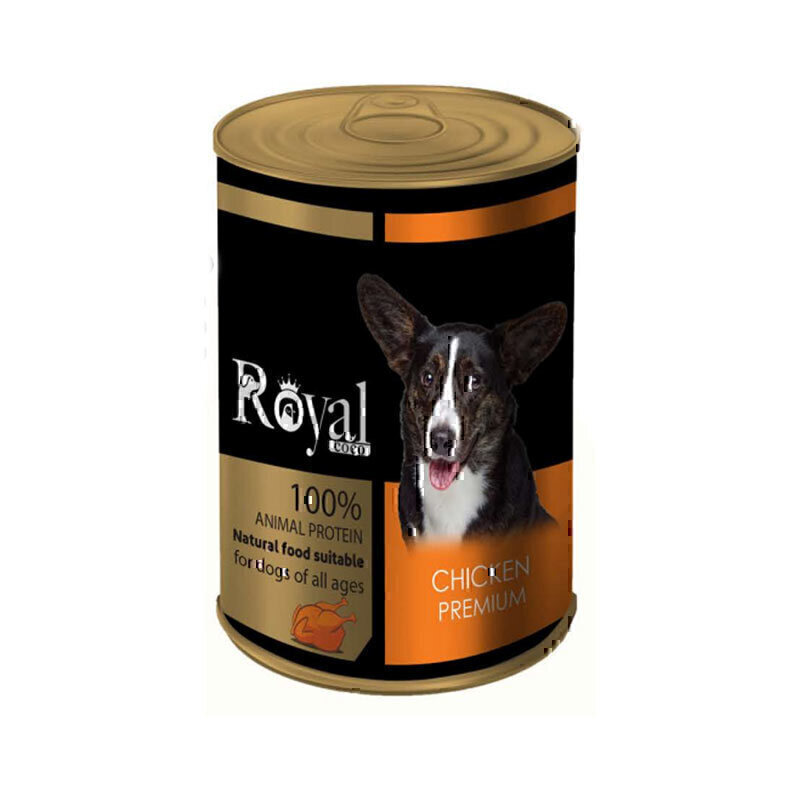 کنسرو پته سگ رویال کوکو با طعم گوشت مرغ وزن 380 گرم