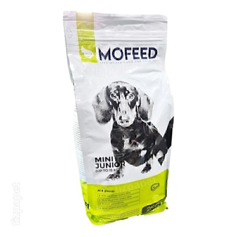 غذای خشک سگ جونیور نژاد کوچک مفید MoFeed Mini Junior Dog Food وزن 2 کیلوگرم