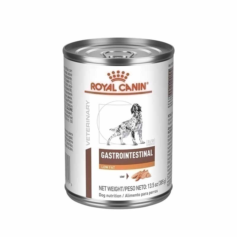 کنسرو درمانی سگ مخصوص دستگاه گوارش رویال کنین با چربی کم Royal Canin Gastro Intestinal Low Fat وزن 400 گرم