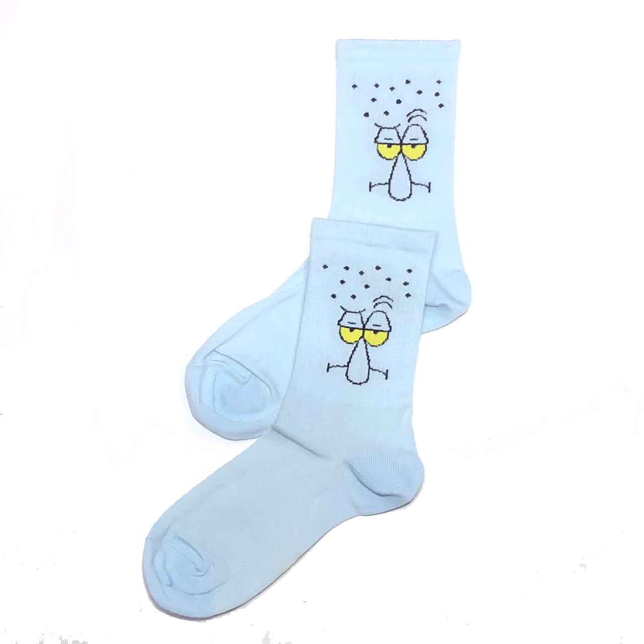 جوراب ساقدار نخی طرح آقای اختاپوس