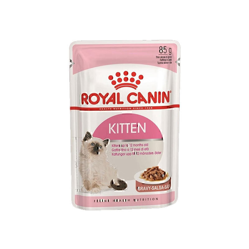 پوچ بچه گربه رویال کنین Royal Canin Kitten وزن 85 گرم