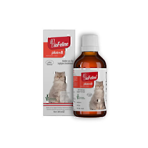 قطره ب-کمپلکس گربه بیوفلاین BioFeline Plus+B Drop حجم 50 میلی لیتر