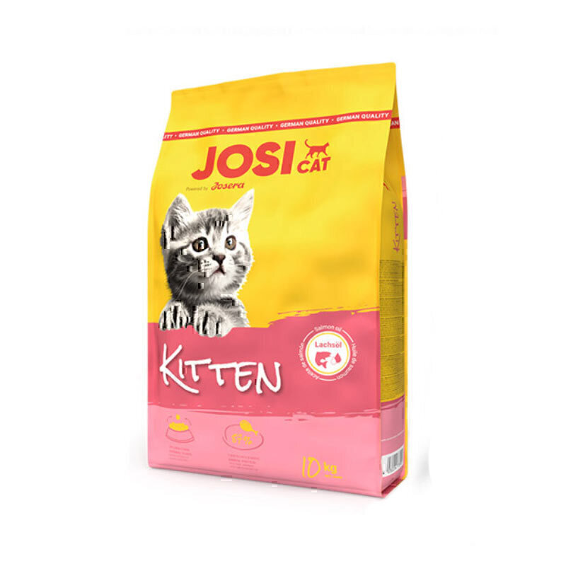 غذای خشک بچه گربه جوسرا با طعم گوشت پرندگان JosiCat Kitten Poultry وزن 10 کیلوگرم
