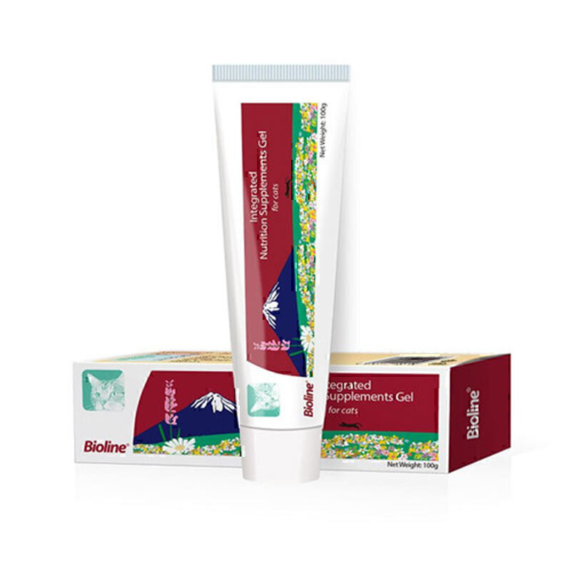 خمیر مکمل غذایی گربه بایولاین Bioline Integrated Nutrition Supplements Gel For Cats وزن ۱۰۰ گرم