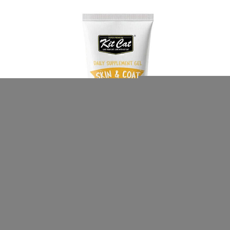 خمیر مکمل پوست و مو گربه کیت کت Kit Cat Skin & Coat Daily Supplement Gel وزن 120 گرم