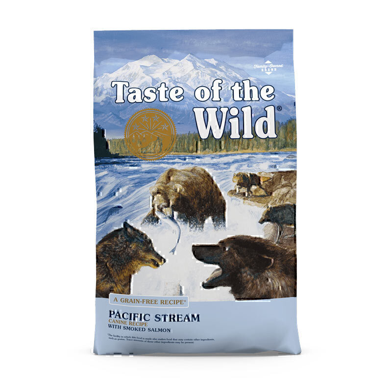 غذای خشک سگ تیست آف د وایلد Taste Of The Wild Pacific Stream Canine Recipe Dog Food وزن 2 کیلوگرم