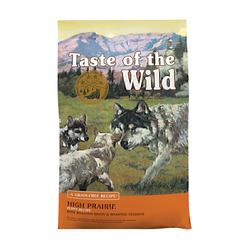 غذای خشک توله سگ تیست آف د وایلد Taste Of The Wild High Prairie Puppy Recipe وزن 2 کیلوگرم
