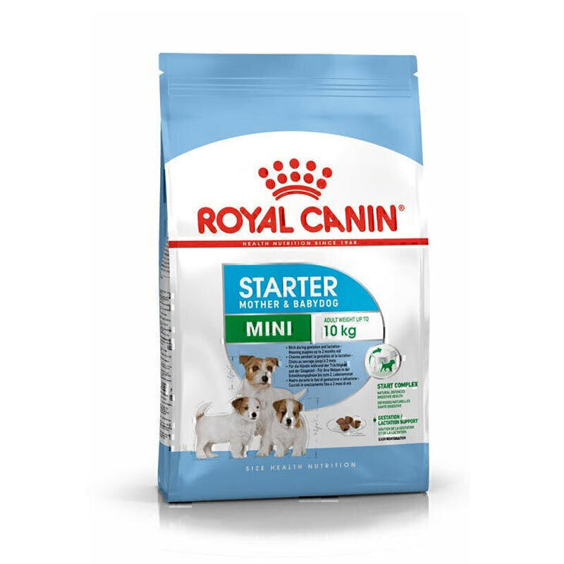 غذای خشک مادر و بچه سگ رویال کنین Royal Canin Mini Starter Mother & Babydog وزن 4 کیلوگرم