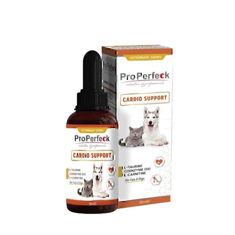 قطره مراقبت از قلب و عروق سگ و گربه پروپرفک Properfeck Cardio Support Drop حجم 50 میلی لیتر