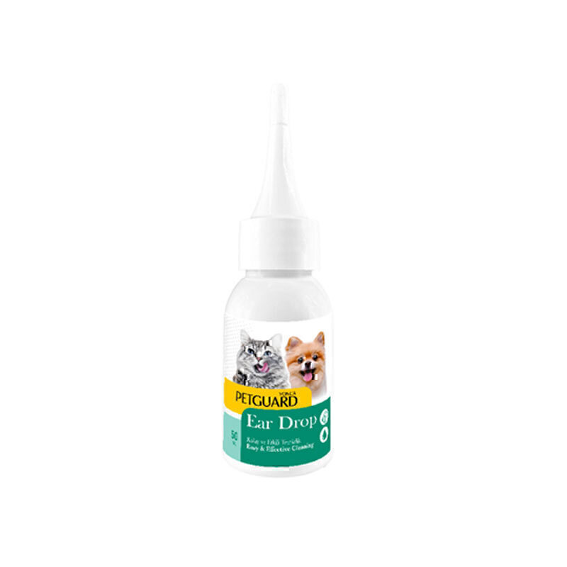 قطره گوش سگ و گربه پت گارد Petguard Cat & Dog Ear Drop حجم 50 میلی لیتر