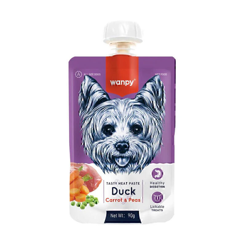 پودینگ سگ ونپی با طعم گوشت اردک و هویج Wanpy Pudding Duck & Carrot وزن 90 گرم