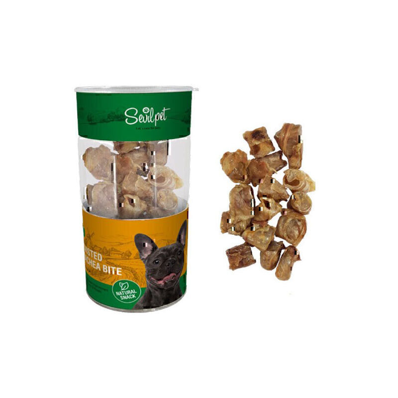 تشویقی خرخره تکه ای با دورپیچ اسکالپ سگ سویل پت Sevil Pet Scalp Twisted Lamb Dog Snack بسته 12 عددی