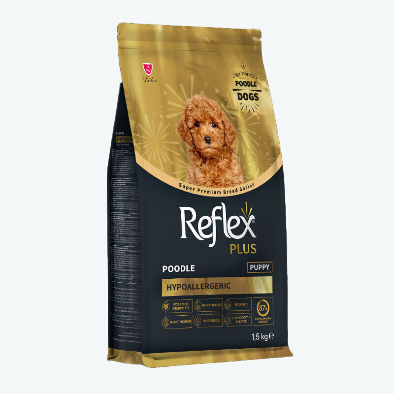 غذای خشک توله سگ نژاد پودل رفلکس پلاس Reflex Plus Puppy Poodle وزن 1.5 کیلوگرم