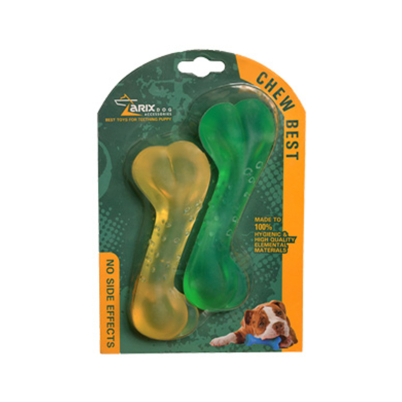 اسباب بازی پک دندانی سگ زاریکس طرح دو استخوان