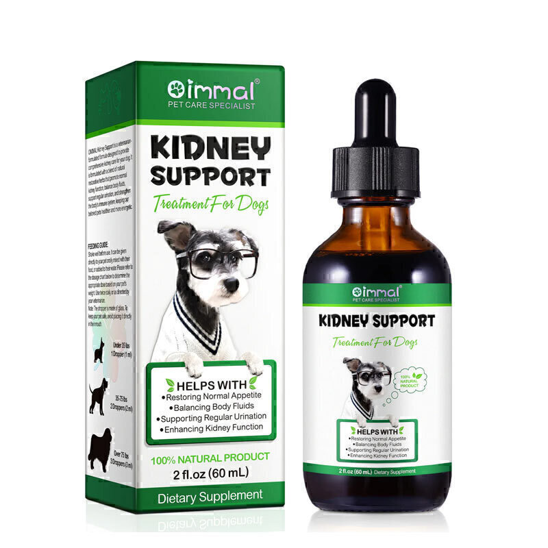 قطره گیاهی مراقبت از کلیه سگ اویمال Oimmal Kidney Support حجم 60 میلی لیتر